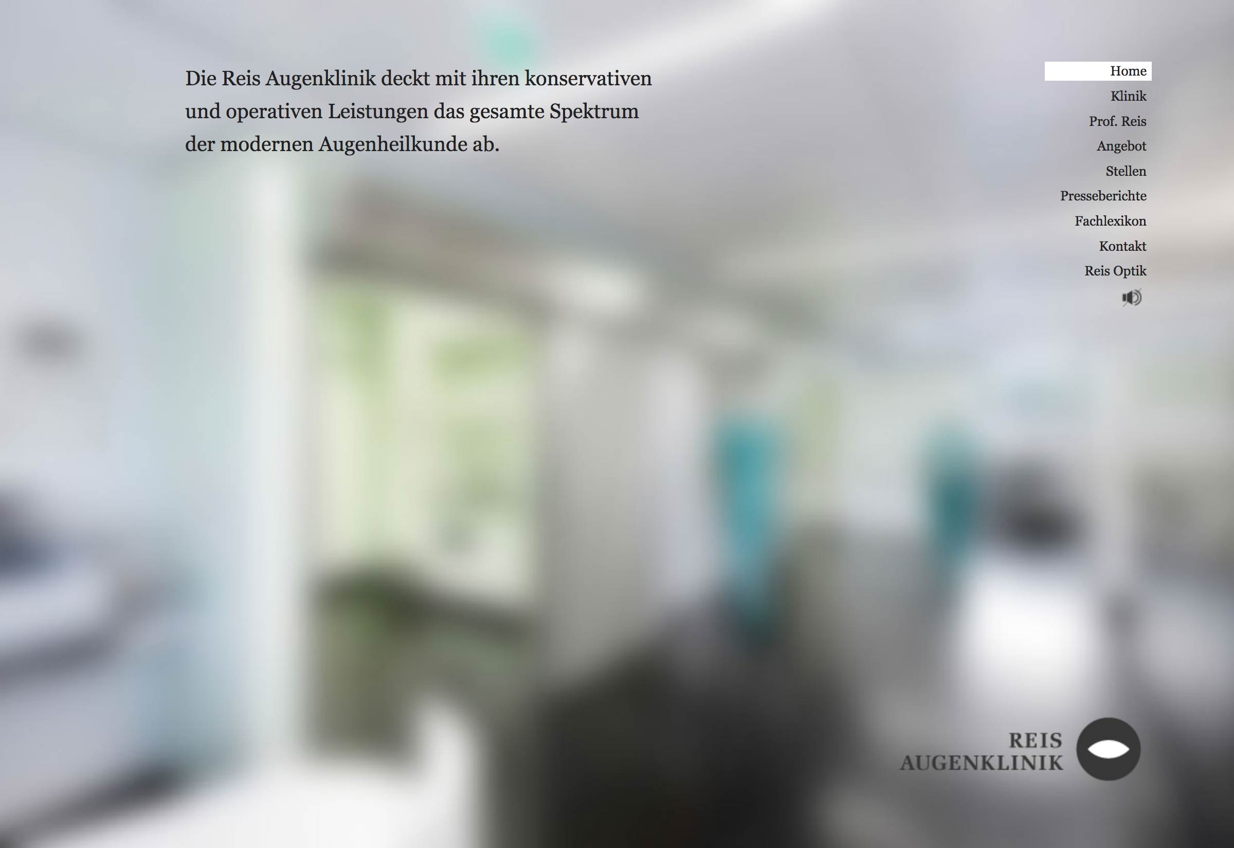 Website Reis Augenklinik