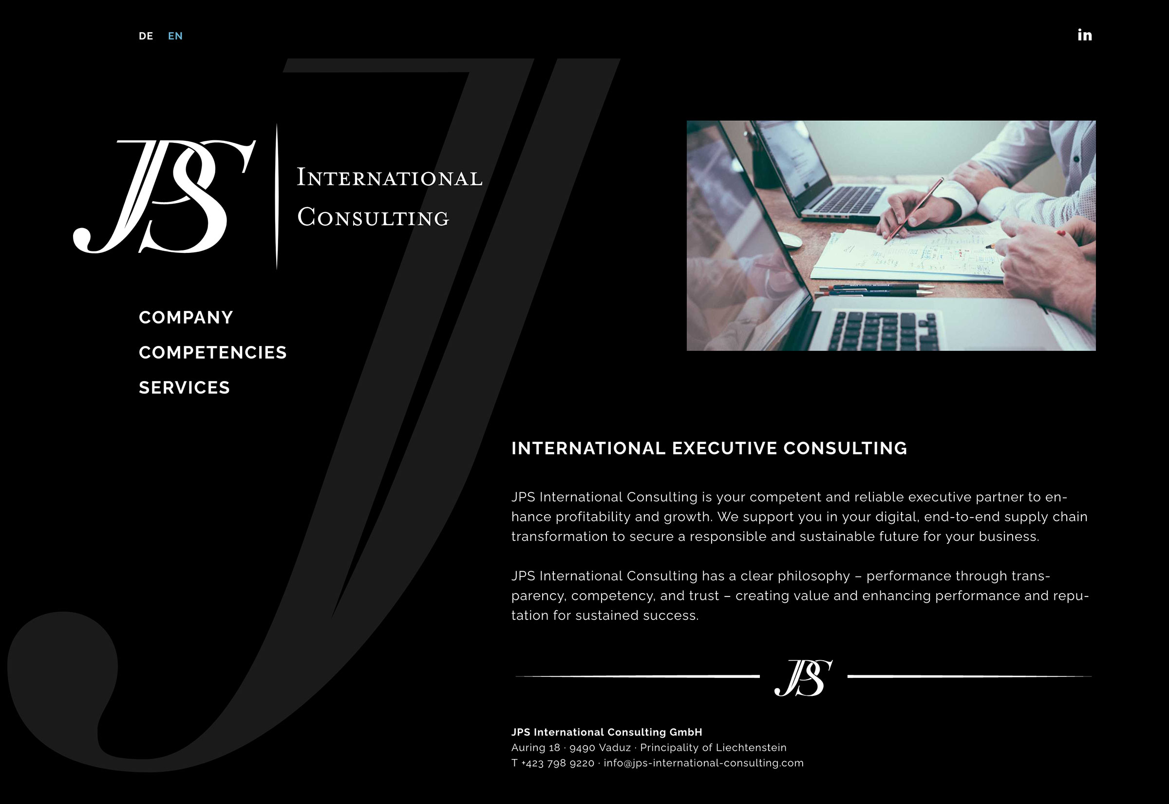 Website JPS International Consulting